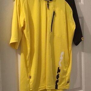 Mavic Notch Graphic Men's Yellow/Black Cycling Jersey Size M